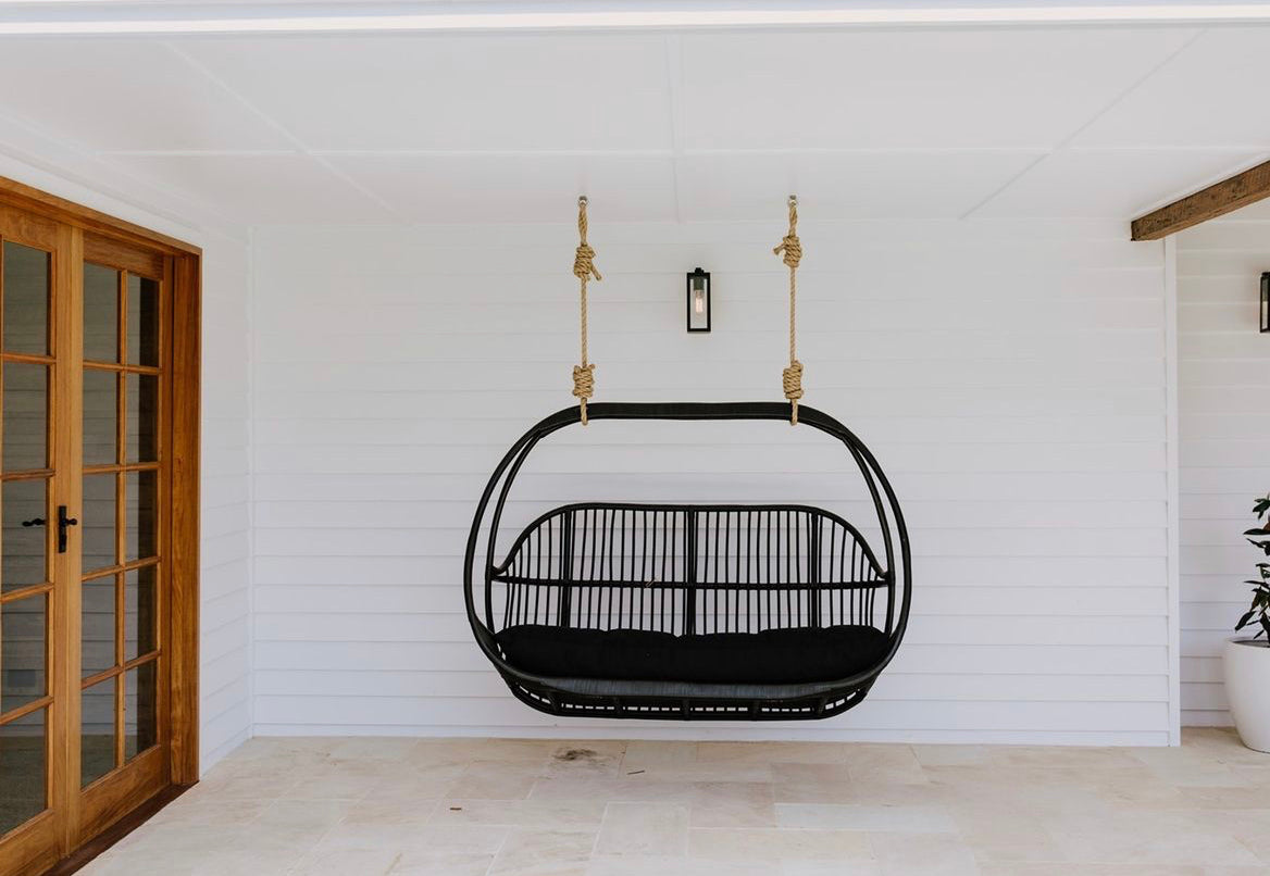 Double rattan hanging chair shop