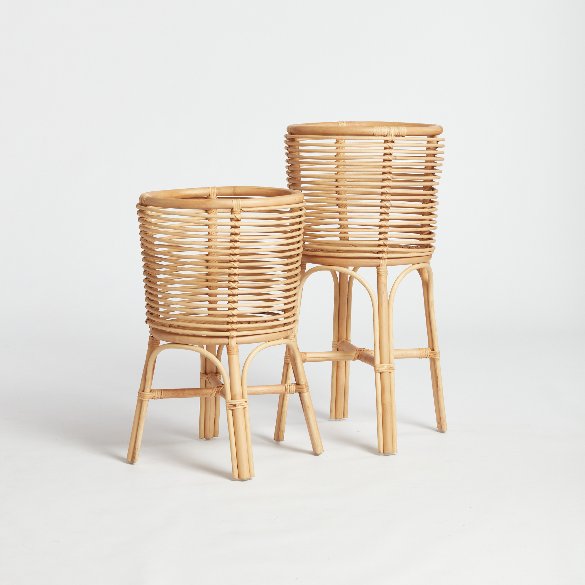 Wicker chair plant 2025 stand