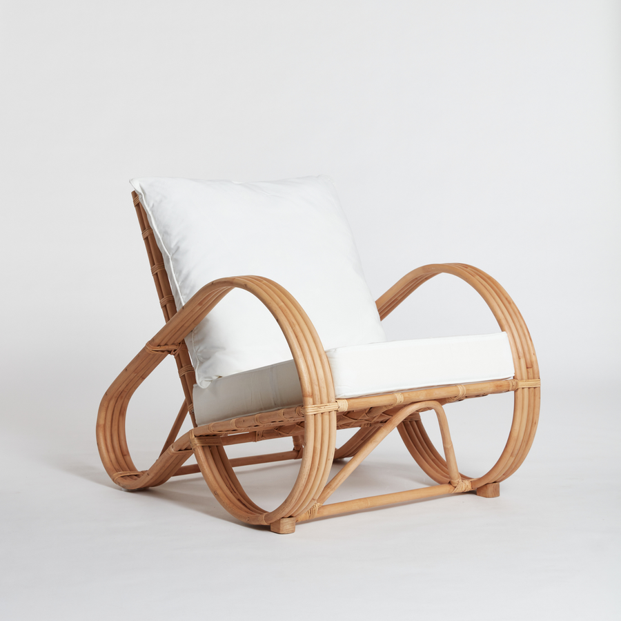 Pretzel arm chairs