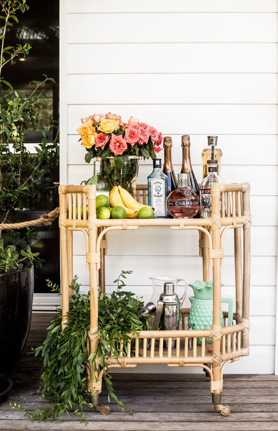 Byron Bay Bar Cart/Side Table